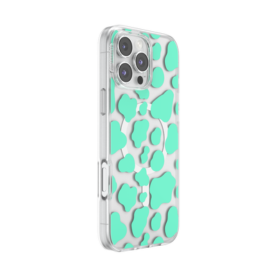 Secondary image for hover Turquoise Cow Cow — iPhone 16 Pro Max MagSafe Case